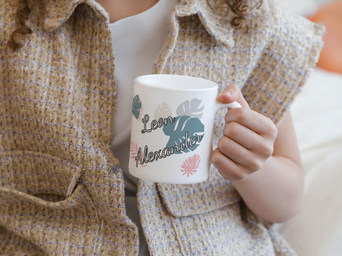 personalisierte Keramiktasse mit Koala als Motiv aus unserer Dschungeltierkollektion