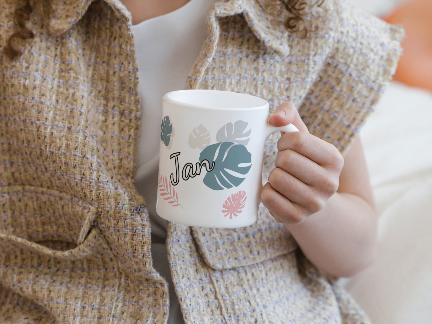 personalisierte Keramiktasse mit Koala als Motiv aus unserer Dschungeltierkollektion