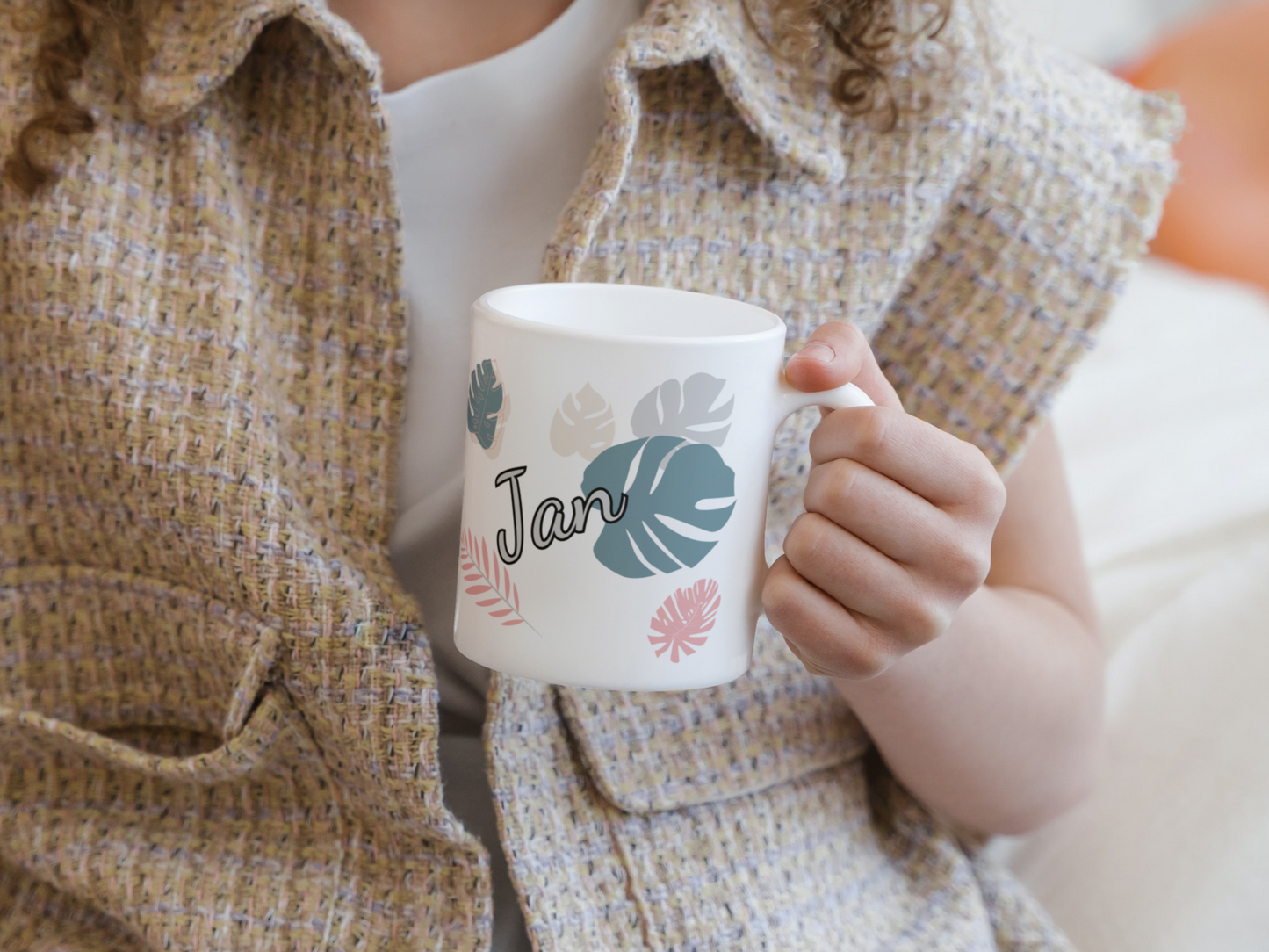 personalisierte Keramiktasse mit Koala als Motiv aus unserer Dschungeltierkollektion