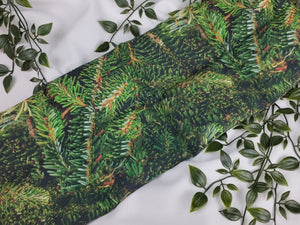 Körnerkissen mit 8 Kammern und einem realistischem Tannennadelnmotiv