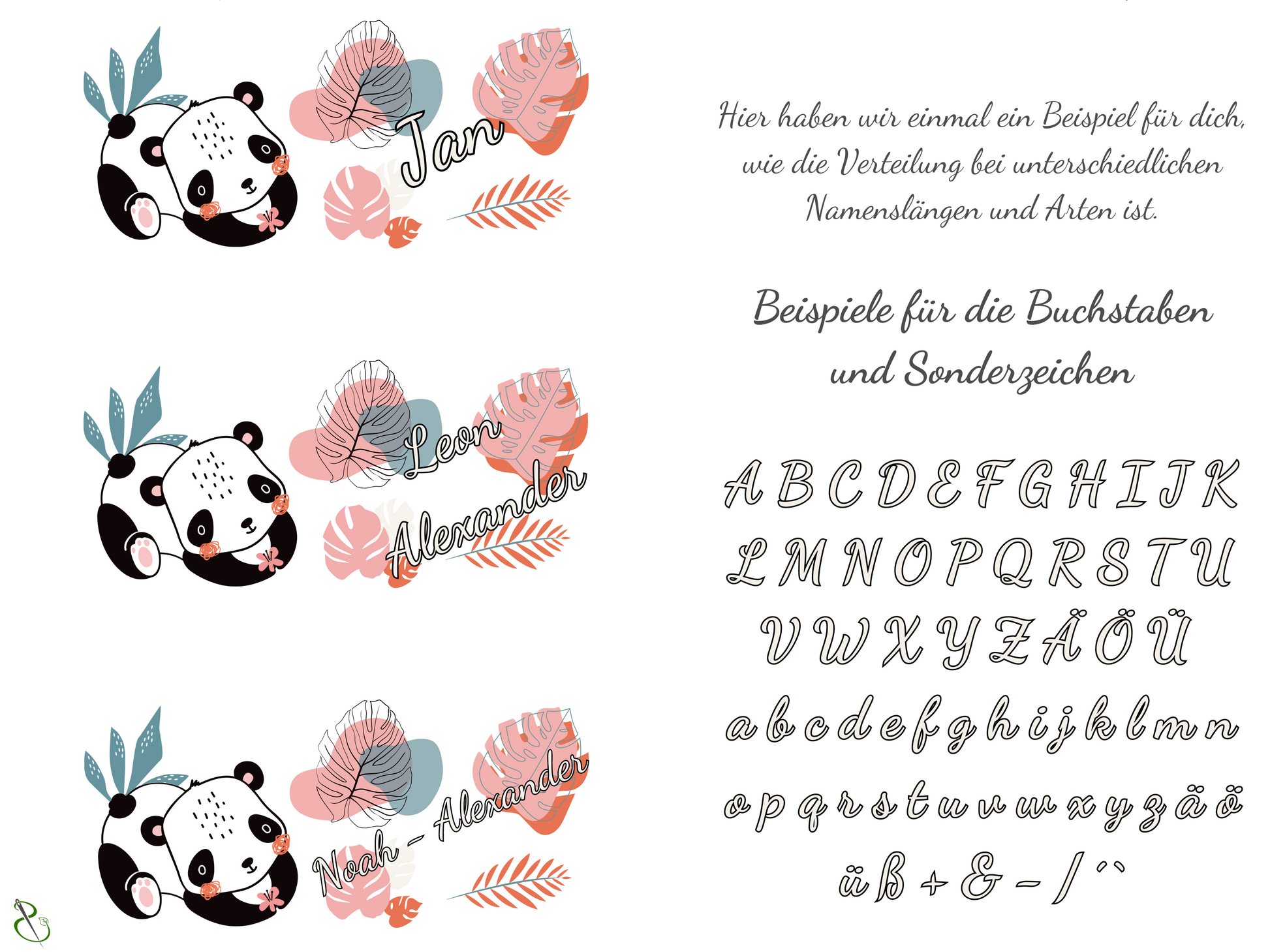 Keramiktasse mit niedlichem Panda und personalisierter Rückseite